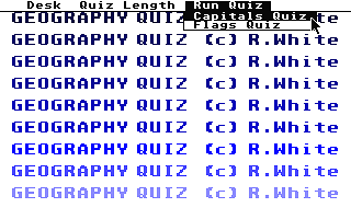 Geography Quiz atari screenshot